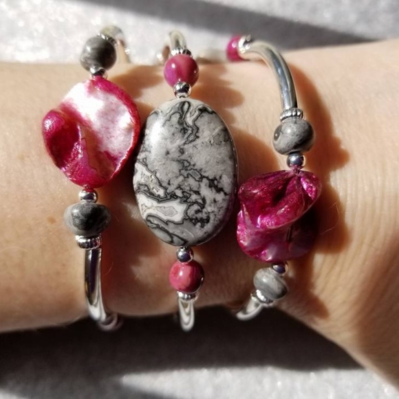 Handcrafted Bracelet - Mosaic - Picture 2 of 3